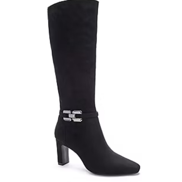 CL by Laundry Womens Nora Block Heel Dress Boots new 6M